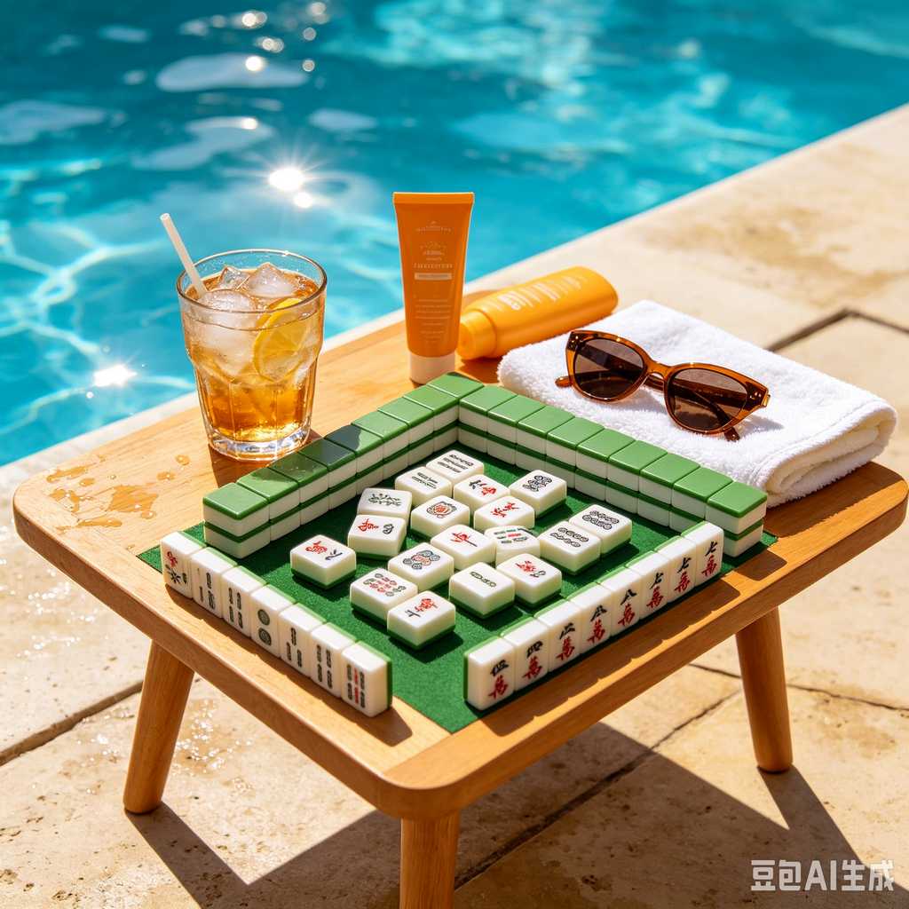 colorful mahjong score chips