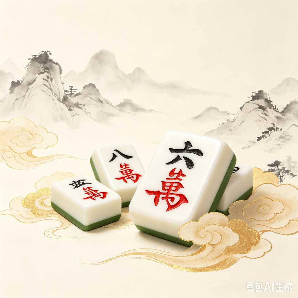 custom pattern art mahjong set