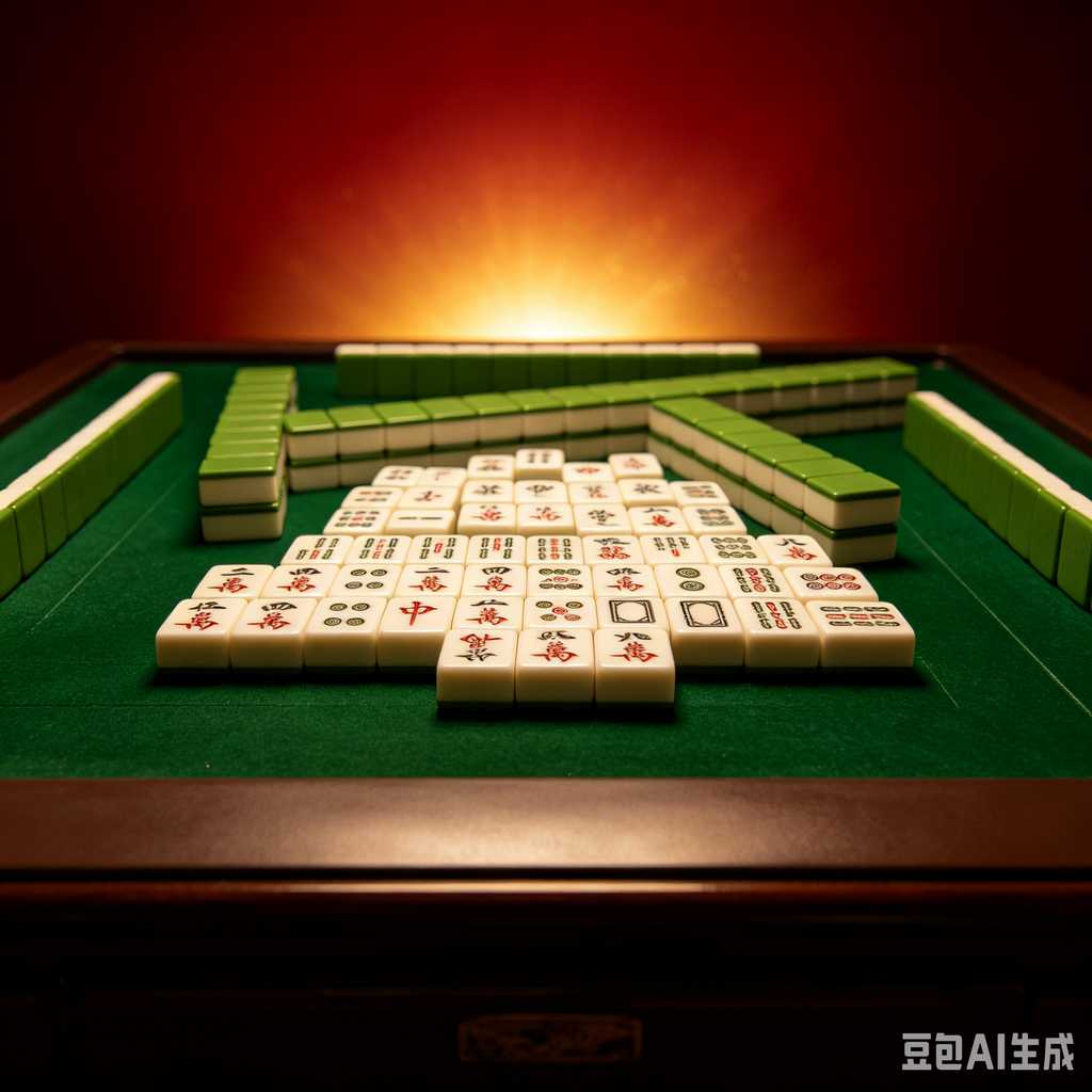 blue mahjong tiles